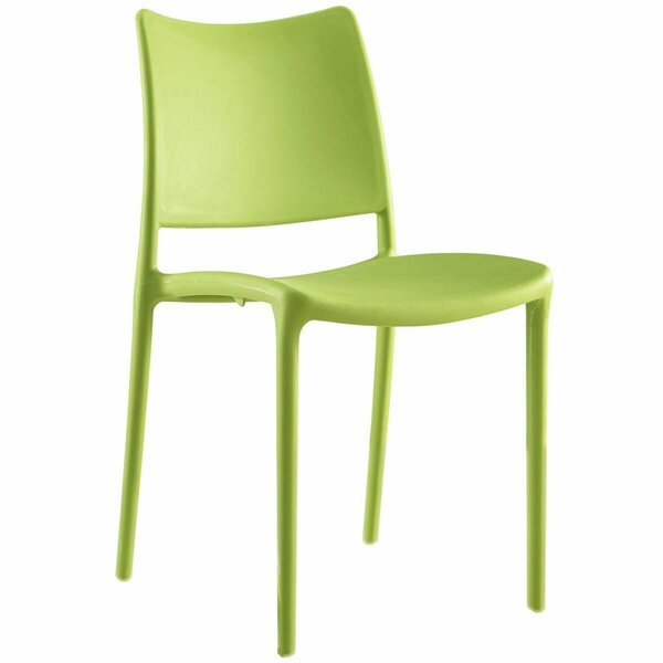 Primewir Hipster Dining Side Chair, Green Polypropylene EEI-1703-GRN